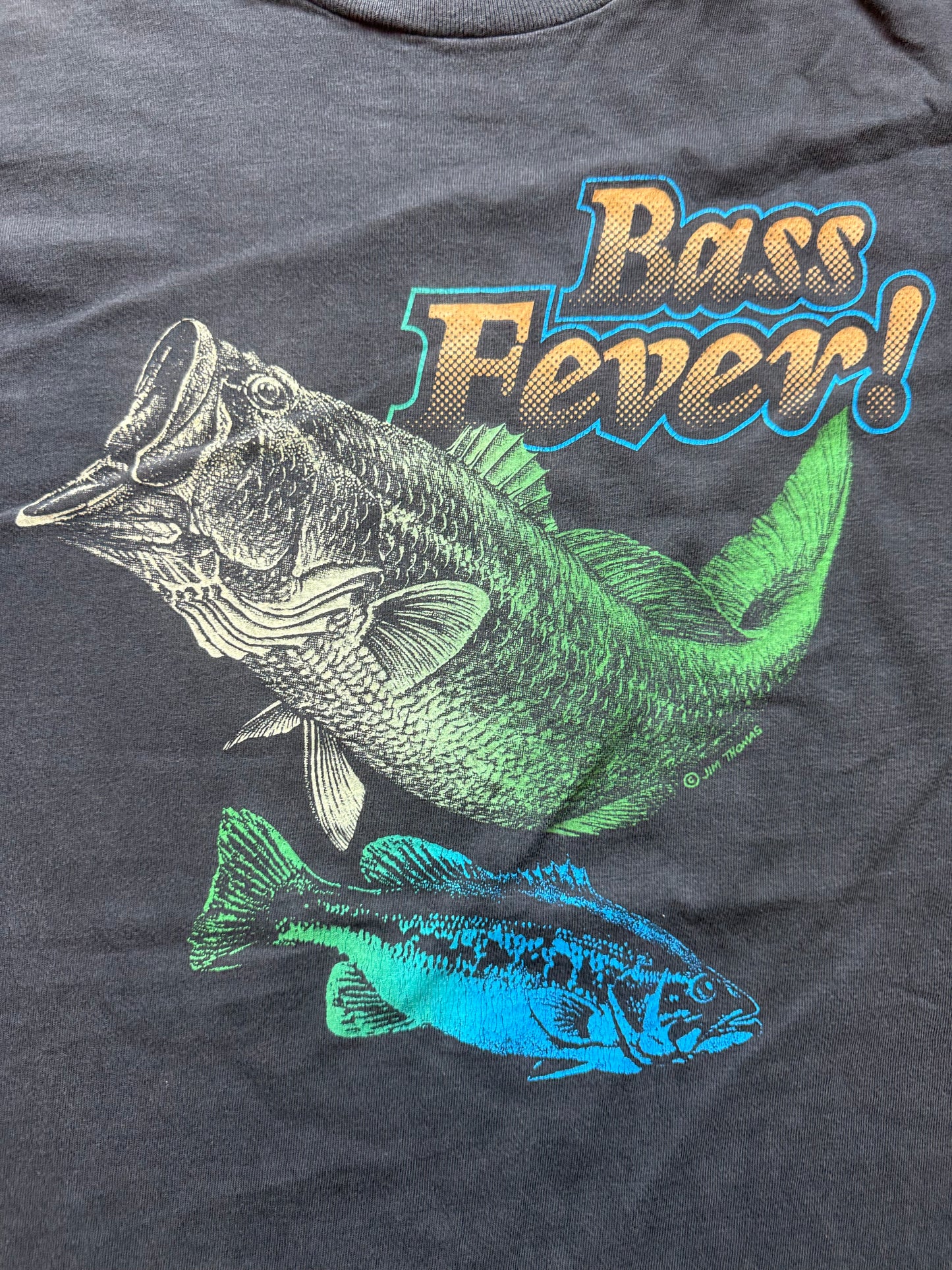 Vintage Bass Fever Tee. Size XL