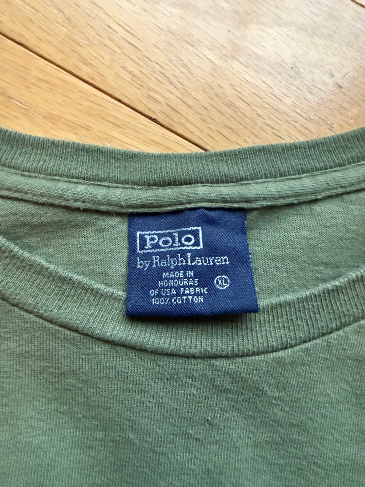 Vintage Polo Catch & Release Long Sleeve Tee. Size XL
