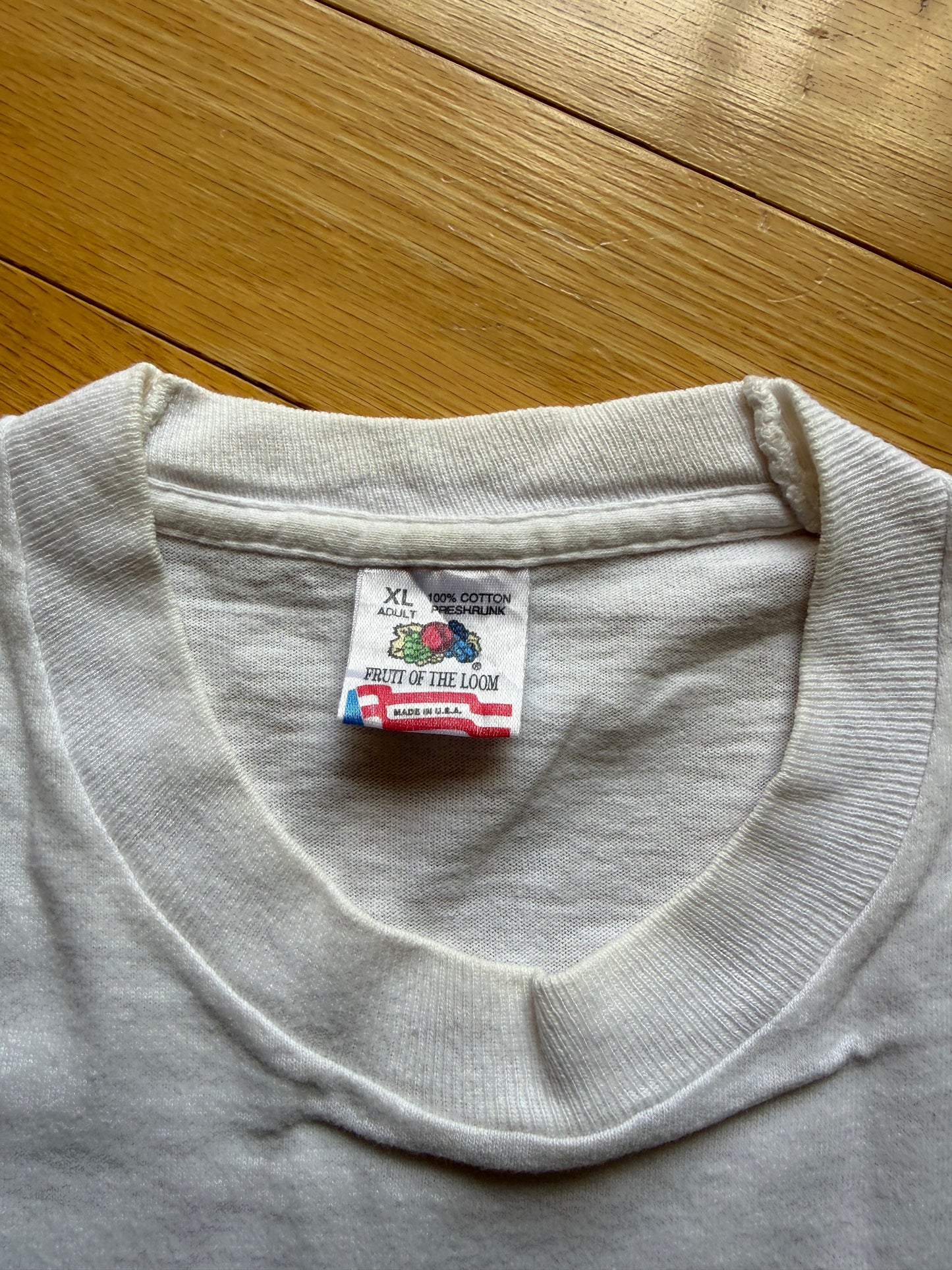 Vintage Still-Water Salmon Feather-Light Fly Tee. Size XL