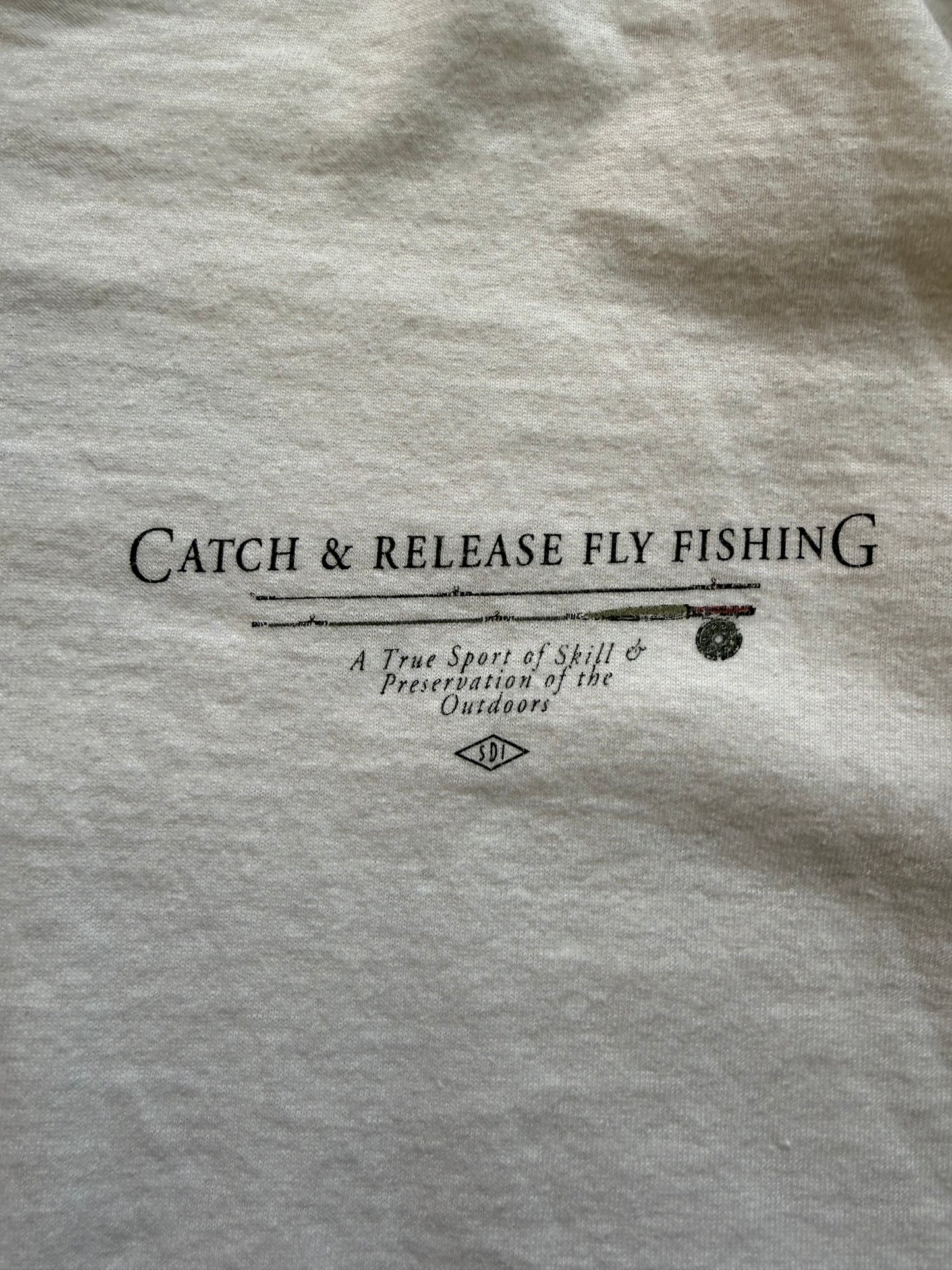 Vintage Cutter & Buck Catch & Release Tee. Size XL