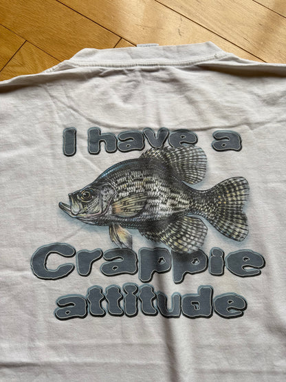 Vintage Columbia Crappie Attitude Tee. Size XL