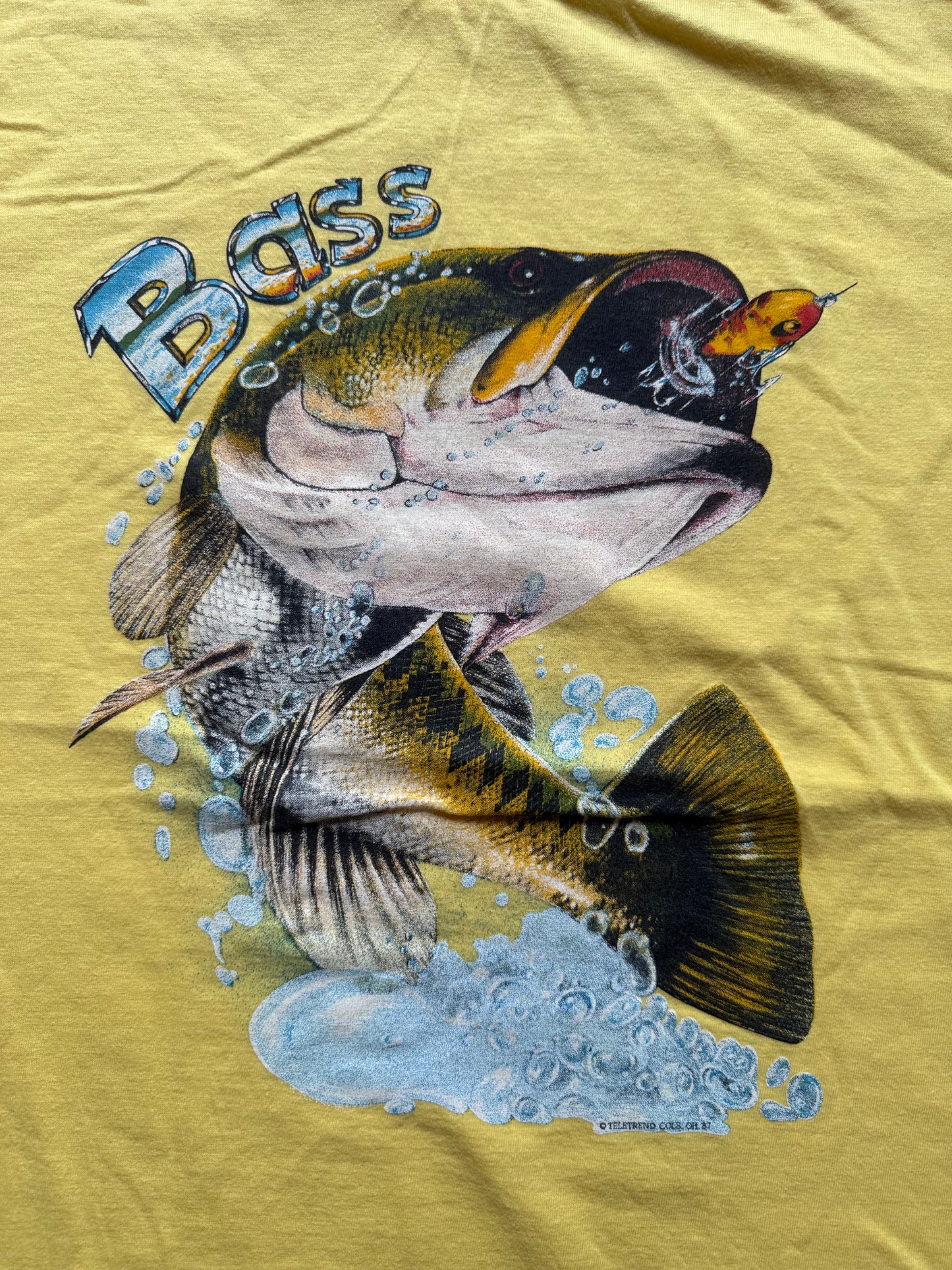 Vintage Bass Tee. Size XL