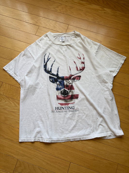 Vintage Hunting American Tradition Tee. Size XL