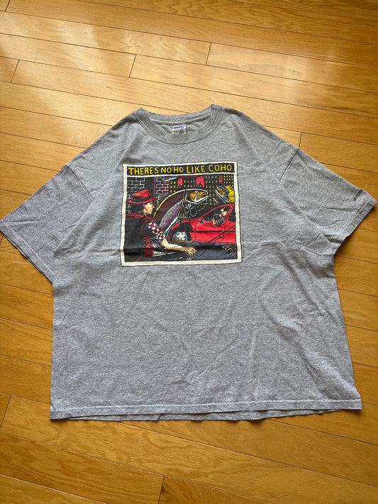 Vintage Ray Troll No Ho Like Coho Tee. Size XXL