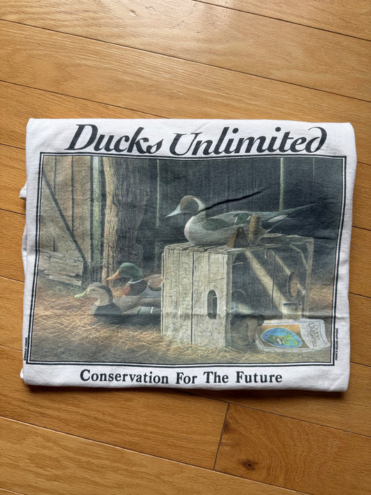 Vintage Ducks Unlimited Care for the Future Tee. Size XL