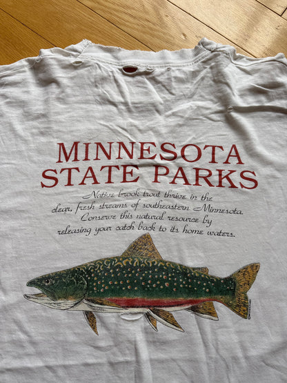 Vintage Minnesota State Parks Brook Tee. Size XL