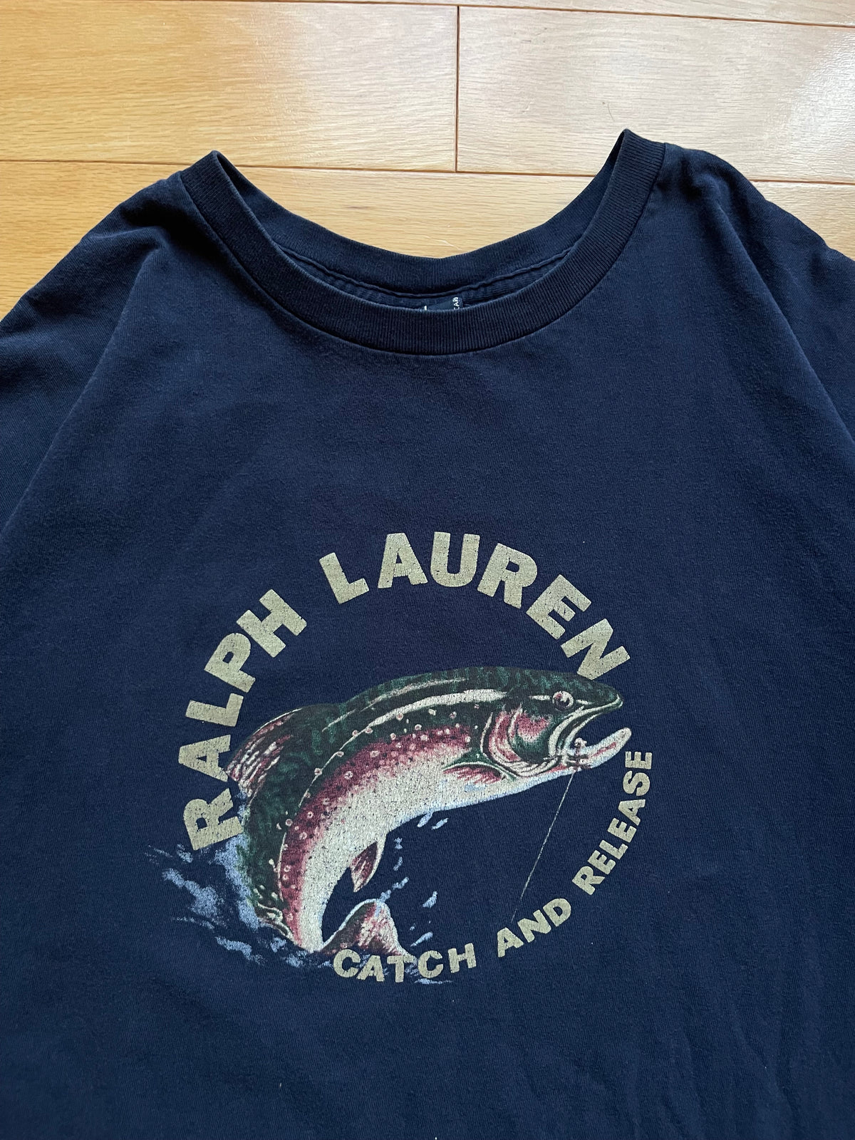Vintage Polo RL Catch & Release Tee. Size L