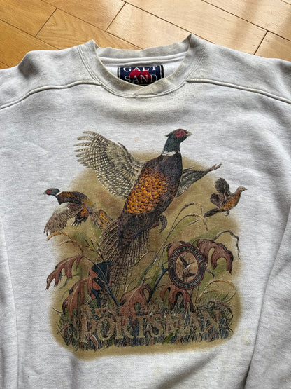 Vintage Galtsand Pheasant Sweatshirt. Size XL