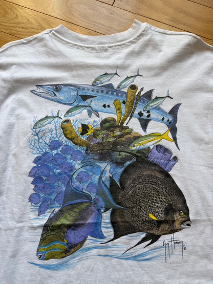 Vintage Guy Harvey Reef Life Tee. Size L