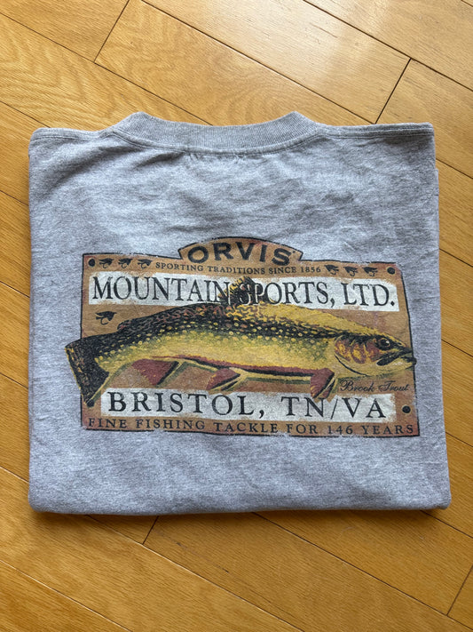 Vintage Orvis Brook Trout Bristol, TN/VA Long Sleeve. Size M