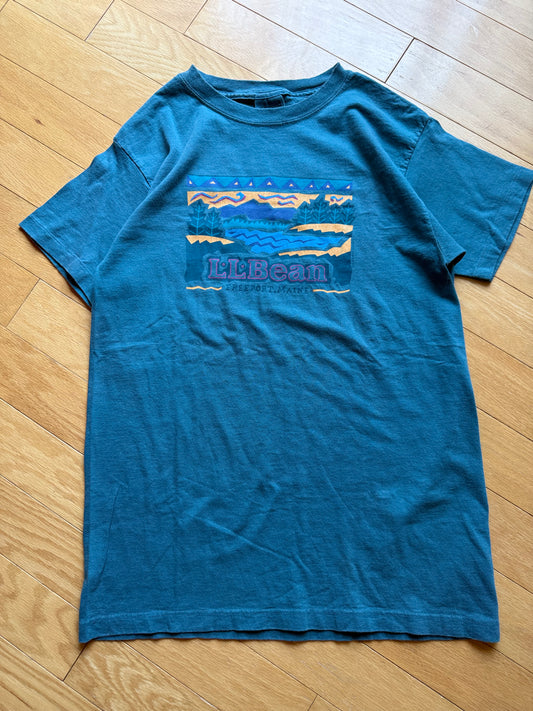 Vintage L.L. Bean Harborside Graphics Tee. Size L