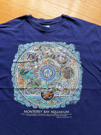 Vintage Ray Troll Monterey Bay Aquarium. Size XL