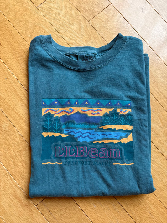 Vintage L.L. Bean Harborside Graphics Tee. Size L
