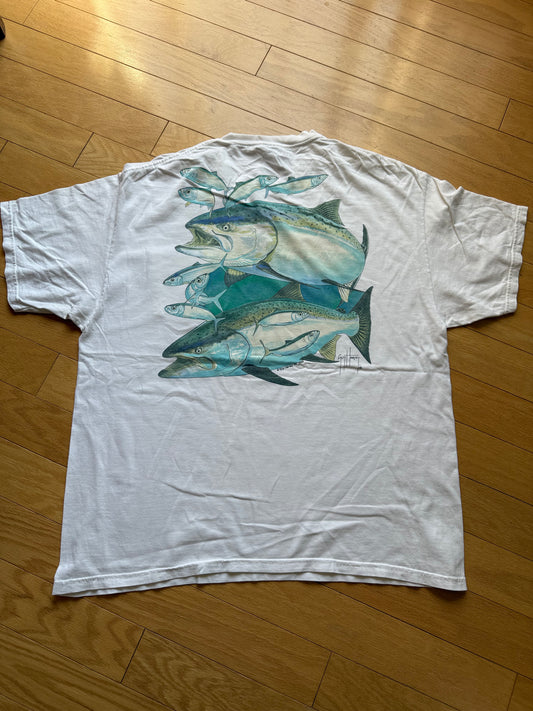 Vintage Guy Harvey Speckled Trout Tee. Size XL