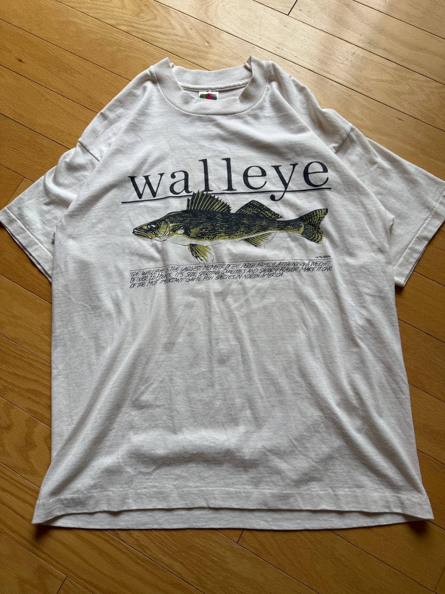Vintage Wildside Walleye Tee. Size L