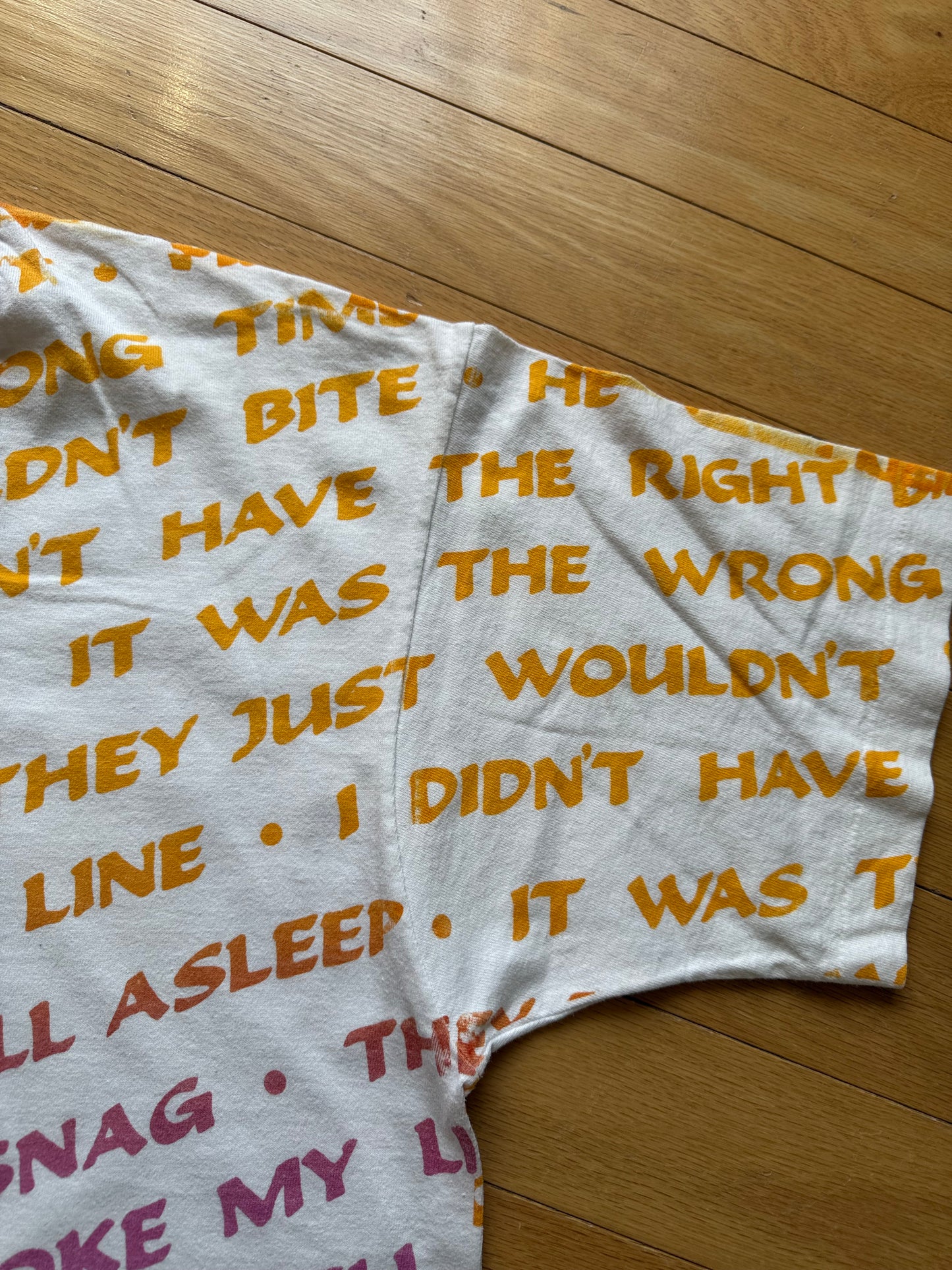 Vintage Fishing Excuses AOP Tee. Size L