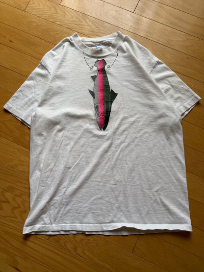 Vintage Rainbow Tie Tee. Size L