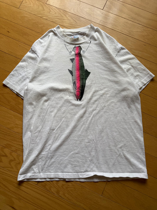 Vintage Rainbow Tie Tee. Size L
