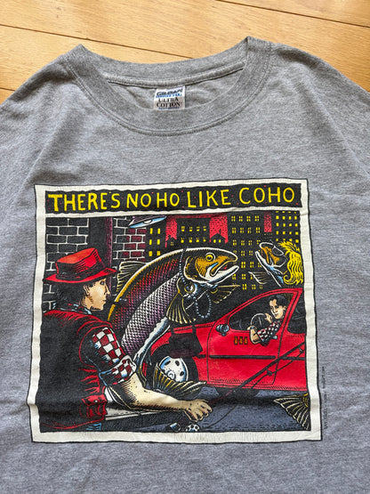 Vintage Ray Troll No Ho Like Coho Tee. Size XXL