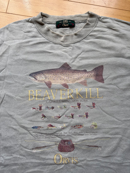 Vintage Orvis Beaverkill Tee. Size L