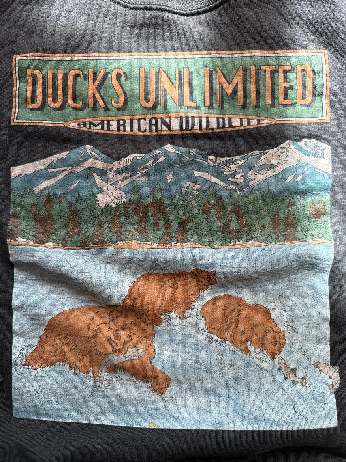 Ducks Unlimited Bear Sweatshirt