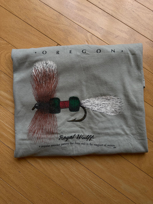 Vintage Oregon Royal Wulff Tee. Size XL