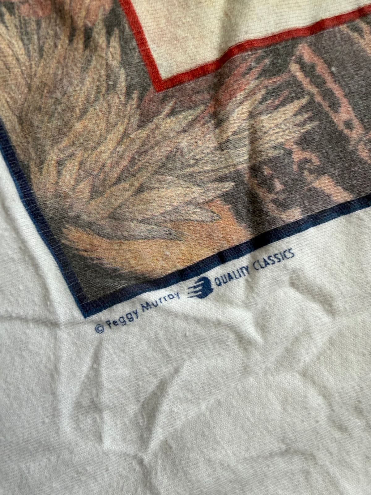 Vintage Peggy Murray Just Say No To Bait Tee. Size XL