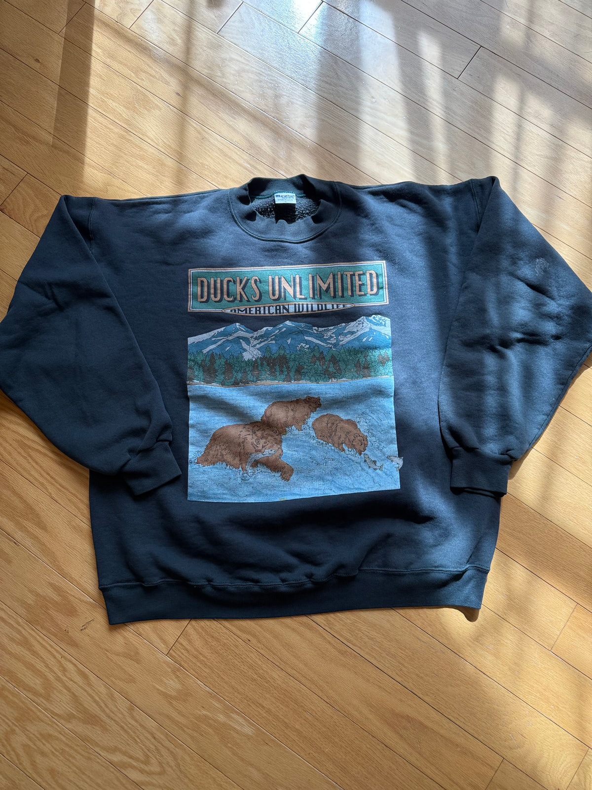 Ducks Unlimited Bear Sweatshirt