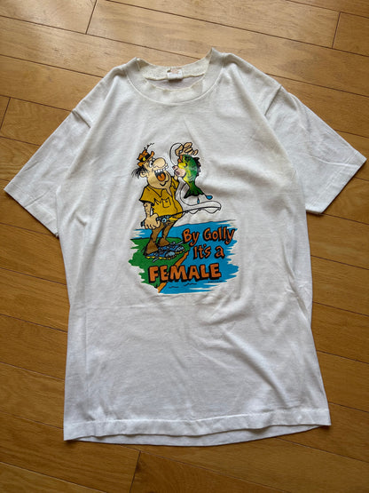 Vintage "By Golly It's a Female" Tee. Size M