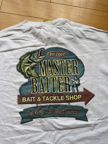 Vintage Big Dogs Master Baiter Tee. Size XL