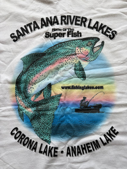 Vintage Santa Ana River Lakes Tee. Size L