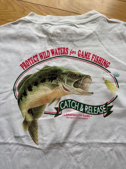 Vintage Catch & Release LMB Tee. Size XL
