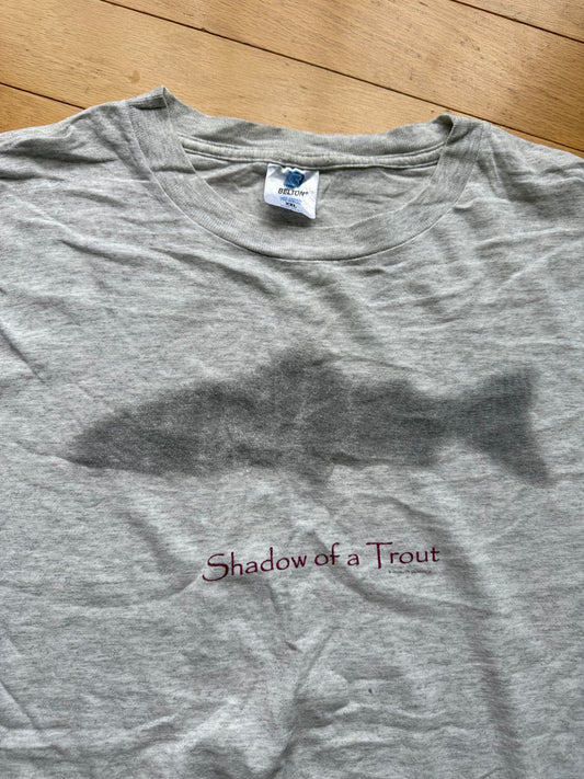 Vintage Shadow of a Trout Tee. Size XXL