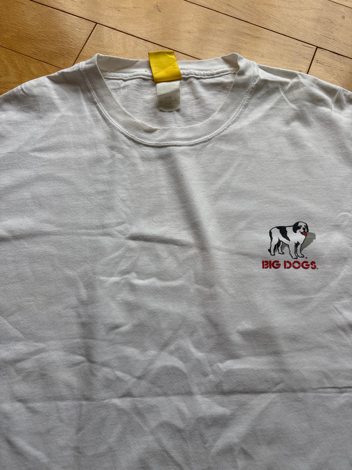 Vintage Big Dogs Nice Bass Tee. Size L