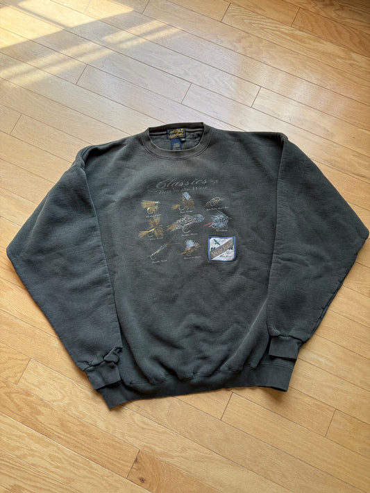 Eddie Bauer Sport Shop Flies Crewneck