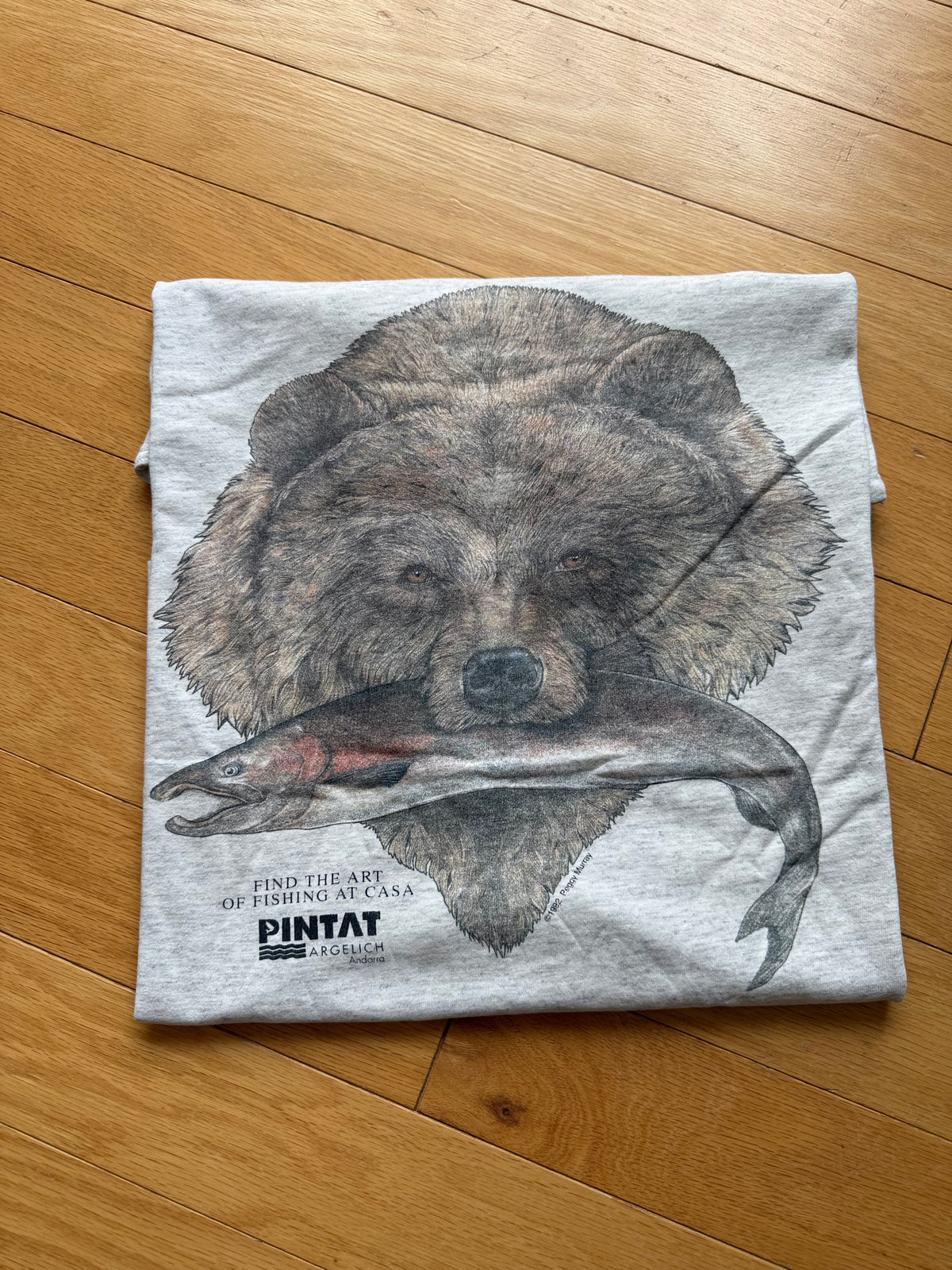 Vintage Peggy Murray Grizzly Tee. Size XL