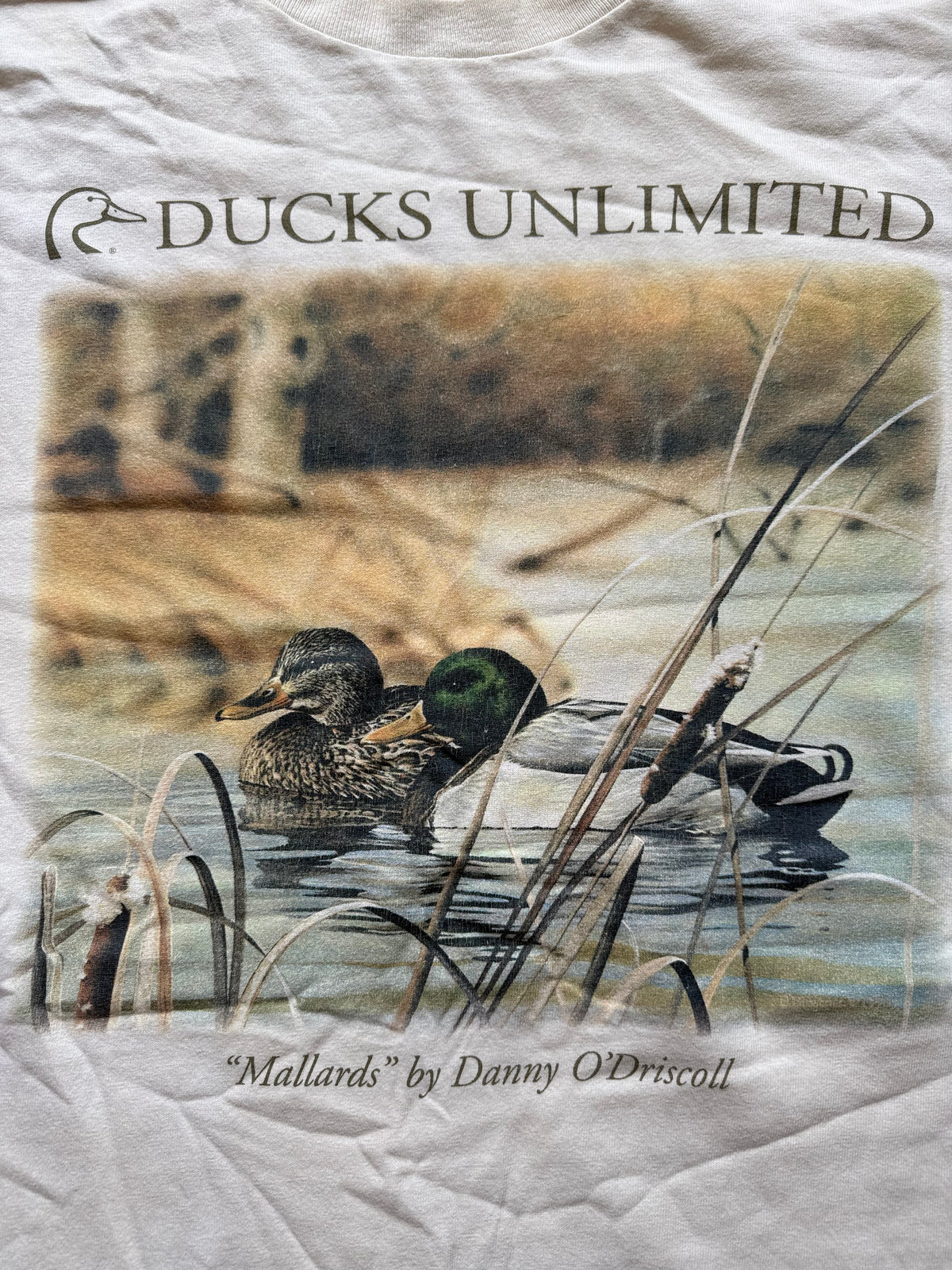 Vintage Ducks Unlimited Mallards Tee. Size L