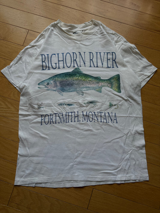 Vintage Bighorn River Tee. Size M