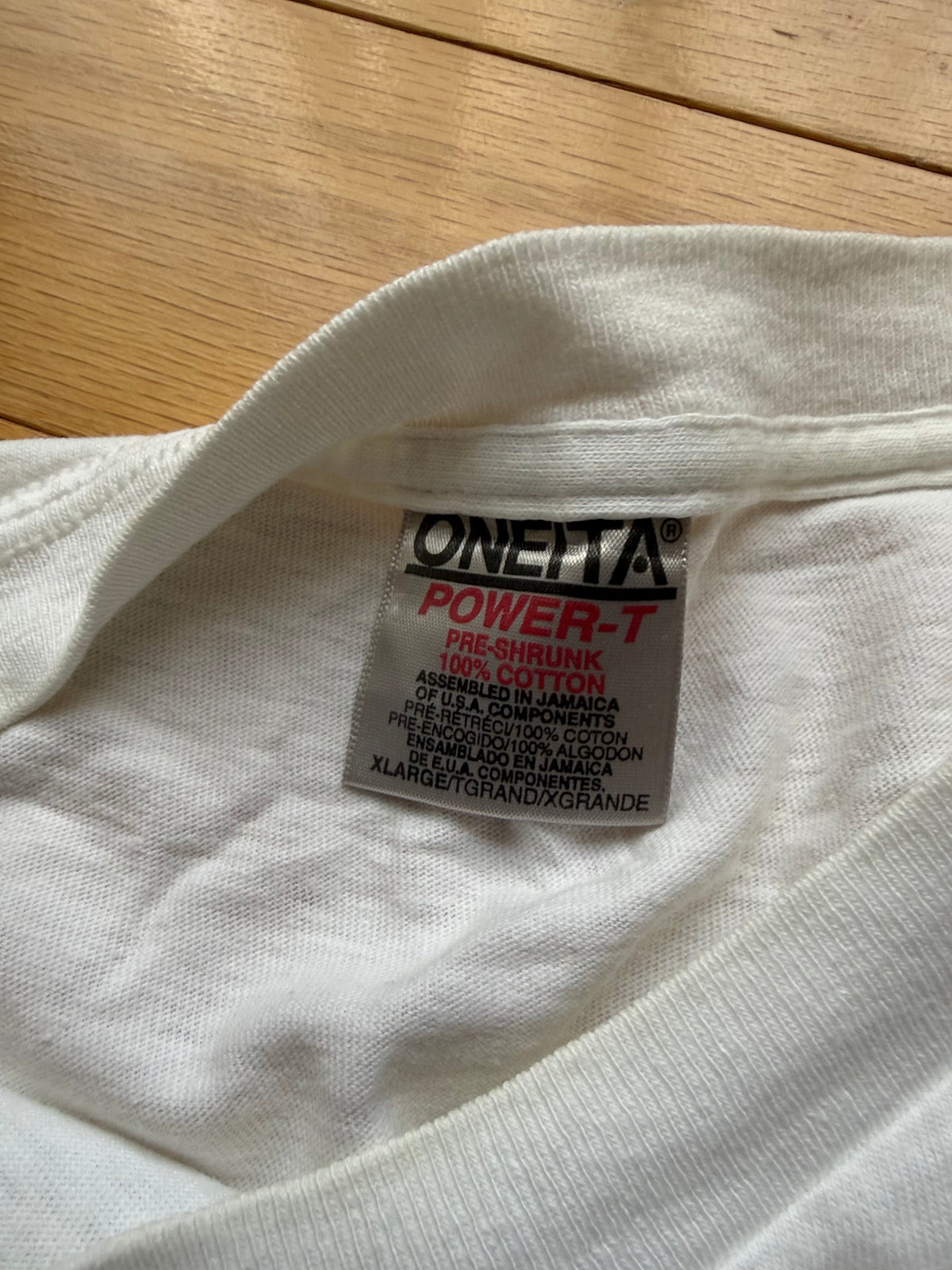 Vintage Peggy Murray Just Say No To Bait Tee. Size XL