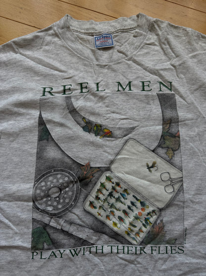 Vintage Peggy Murray Reel Men Tee. Size XXL