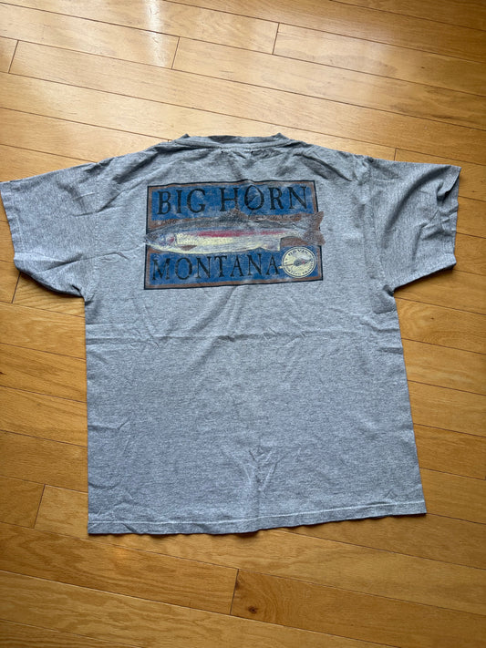 Vintage Orvis Big Horn Montana Tee. Size L