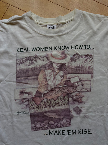 Vintage Peggy Murray Real Women Know How Tee. Size M