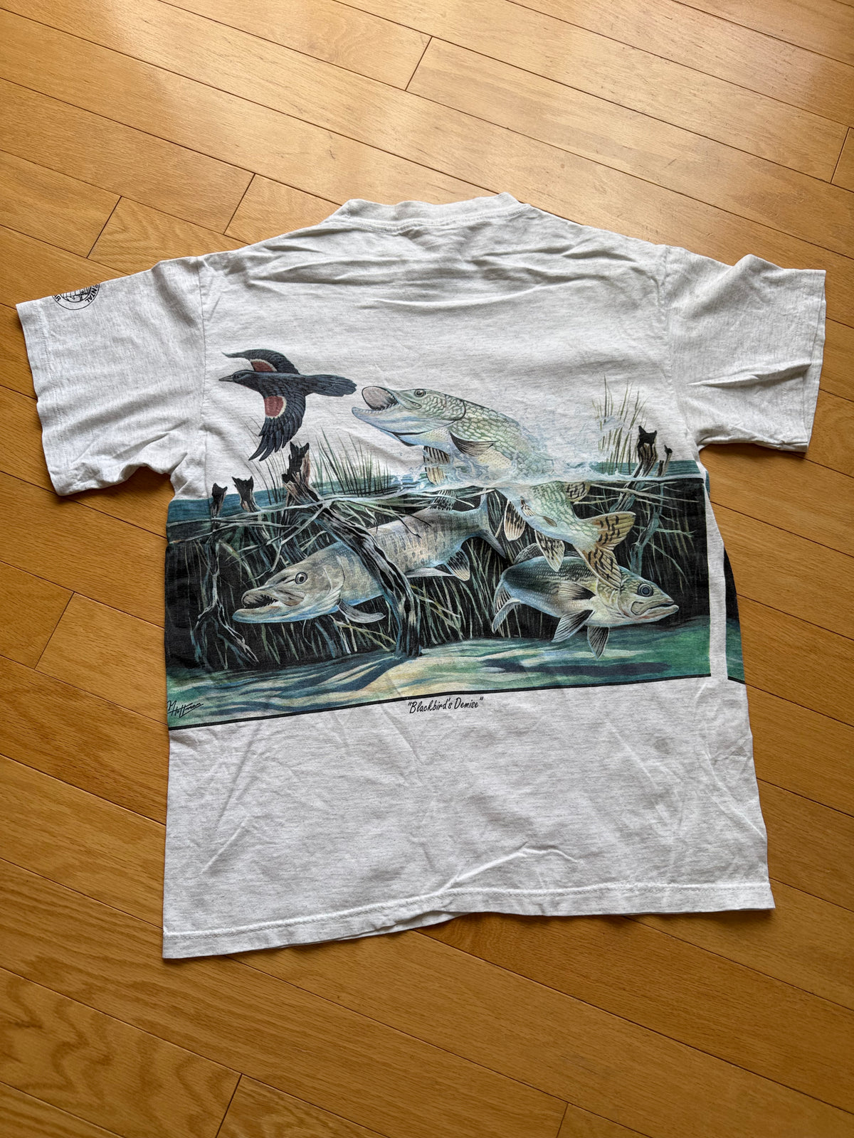 Vintage Environmental Artwear Blackbird's Demise Tee. Size M