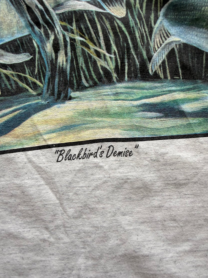 Vintage Environmental Artwear Blackbird's Demise Tee. Size M