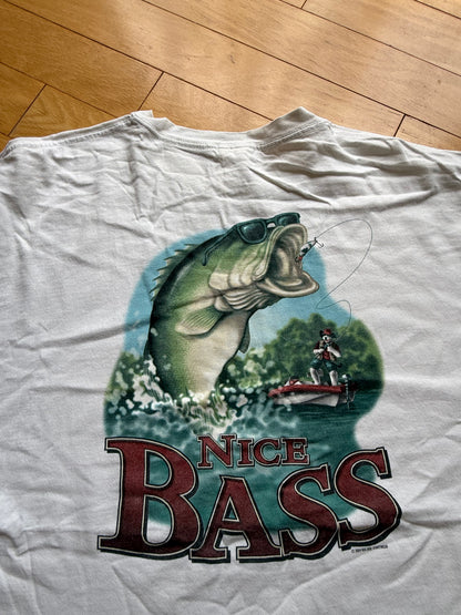 Vintage Big Dogs Nice Bass Tee. Size XXL