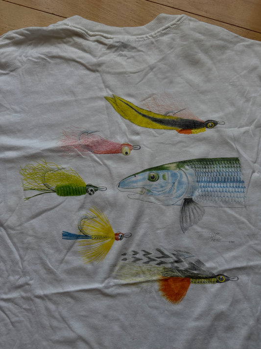 Vintage Dave M Hose Lure Tee. Size XL