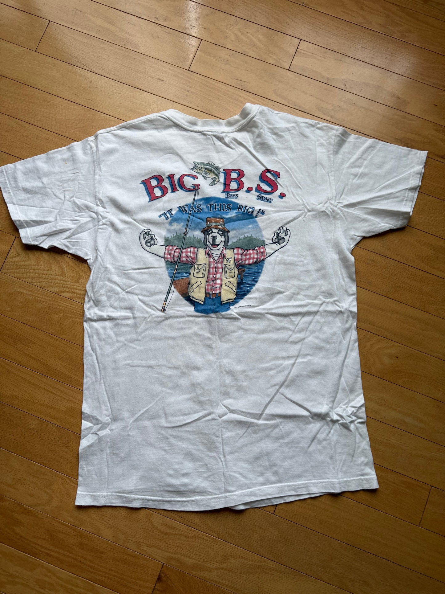 Vintage Big Dogs Big BS Tee. Size L