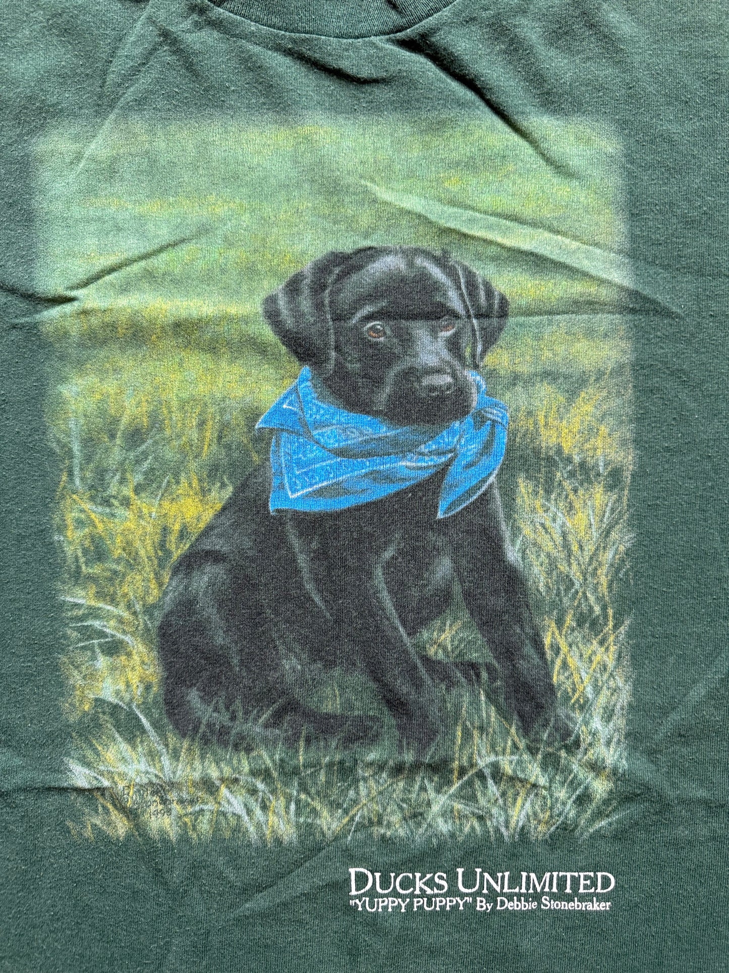Vintage Ducks Unlimited Yuppy Puppy Tee. Size L