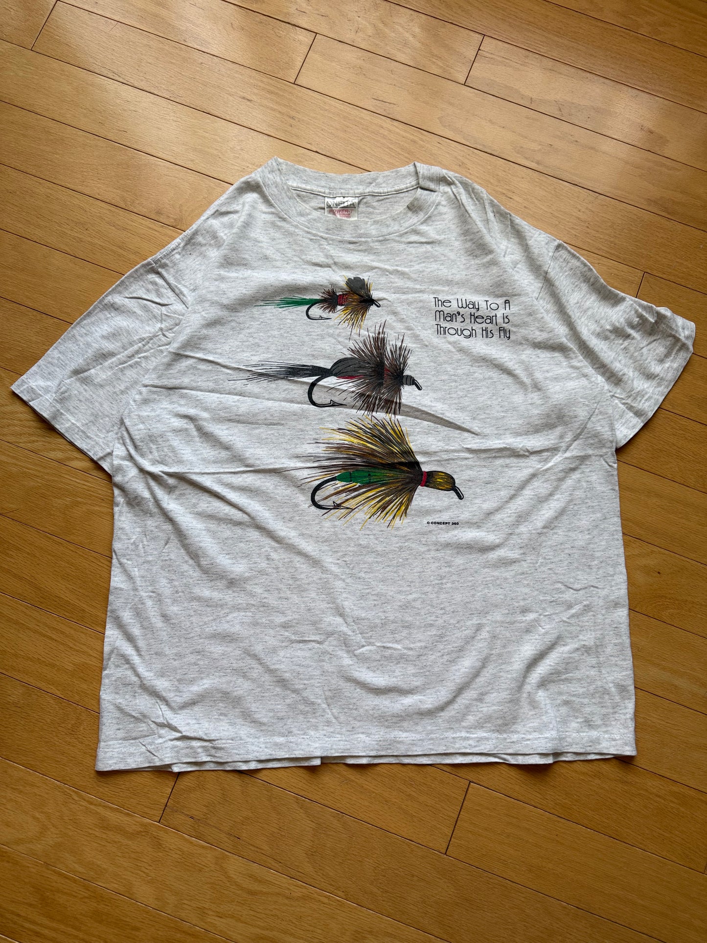 Vintage The Way To a Man's Heart Tee. Size L