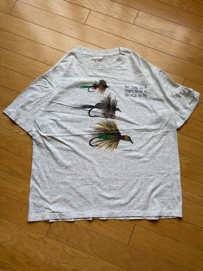 Vintage The Way To a Man's Heart Tee. Size L